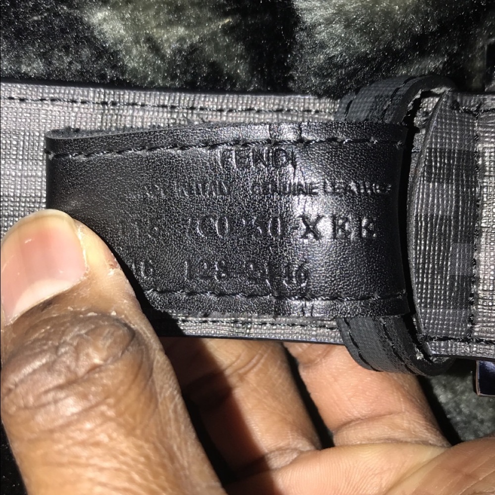 Black Fendi Belt